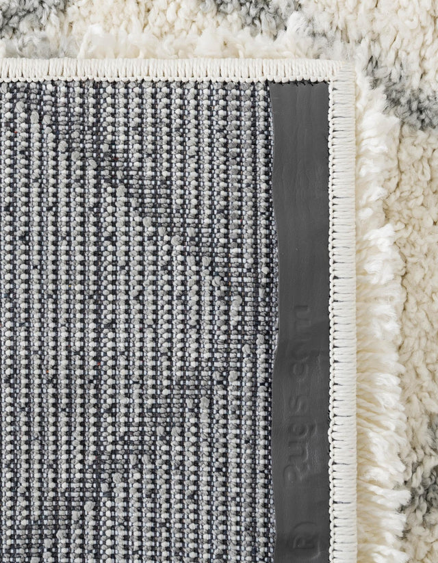 Ivory 2' x 6' 7 Soft Touch Shag Runner Area Rug Thick Soft Touch Fluffy & Plush Shaggy Pile