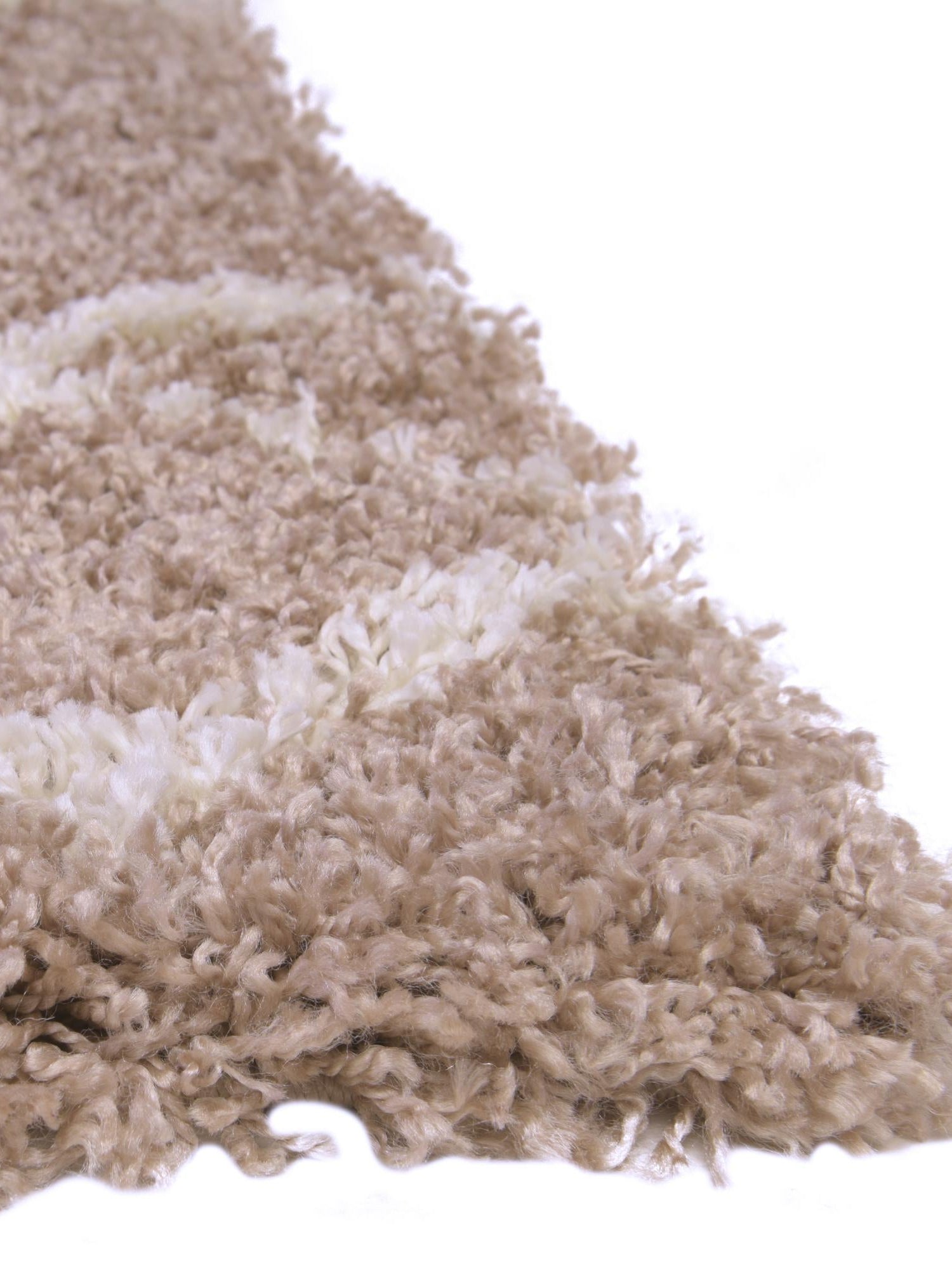 Khaki 5' 3 x 5' 3 Soft Touch Shag Square Area Rug Thick Soft Touch Fluffy & Plush Shaggy Pile 100% Polypropylene Unique Carpet for Modern Home Interiors for Sale at Rug Engine