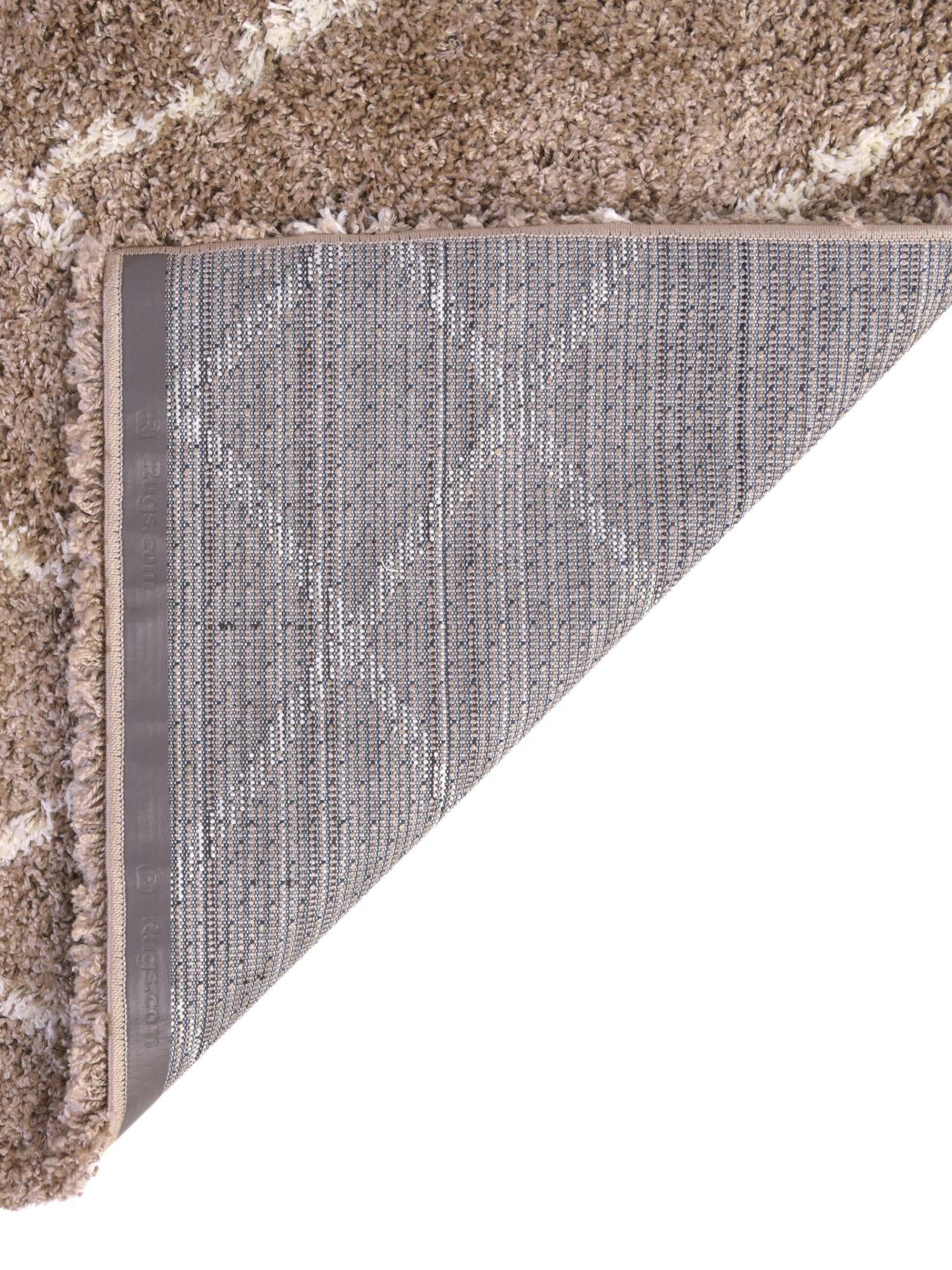 Khaki 5' 3 x 5' 3 Soft Touch Shag Square Area Rug Thick Soft Touch Fluffy & Plush Shaggy Pile 100% Polypropylene Unique Carpet for Modern Home Interiors for Sale at Rug Engine