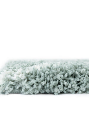 Sage Green 5' 3 x 5' 3 Soft Touch Shag Square Area Rug Thick Soft Touch Fluffy & Plush Shaggy Pile