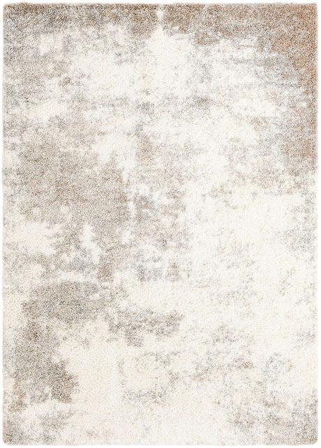 Pebble Gray 7' 1 x 10' Soft Touch Shag Rectangle Area Rug Thick Soft Touch Fluffy & Plush Shaggy Pile
