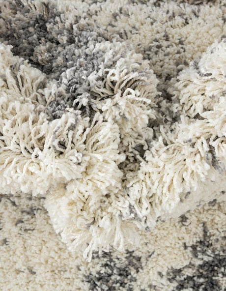 Pebble Gray 3' 3 x 5' 3 Soft Touch Shag Rectangle Area Rug Thick Soft Touch Fluffy & Plush Shaggy Pile 100% Polypropylene Unique Carpet for Modern Home Interiors for Sale at Rug Engine