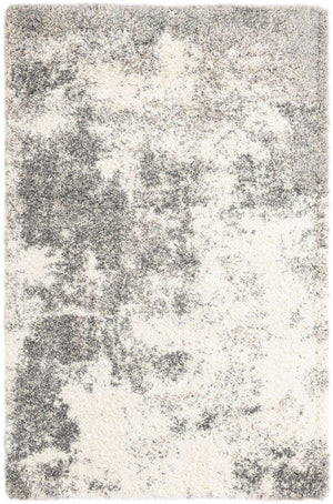 Pebble Gray 5' 3 x 8' Soft Touch Shag Rectangle Area Rug Thick Soft Touch Fluffy & Plush Shaggy Pile