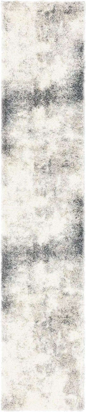 Pebble Gray 2' 7 x 13' 1 Soft Touch Shag Runner Area Rug Thick Soft Touch Fluffy & Plush Shaggy Pile