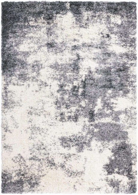 Smoke Gray 7' 1 x 10' Soft Touch Shag Rectangle Area Rug Thick Soft Touch Fluffy & Plush Shaggy Pile