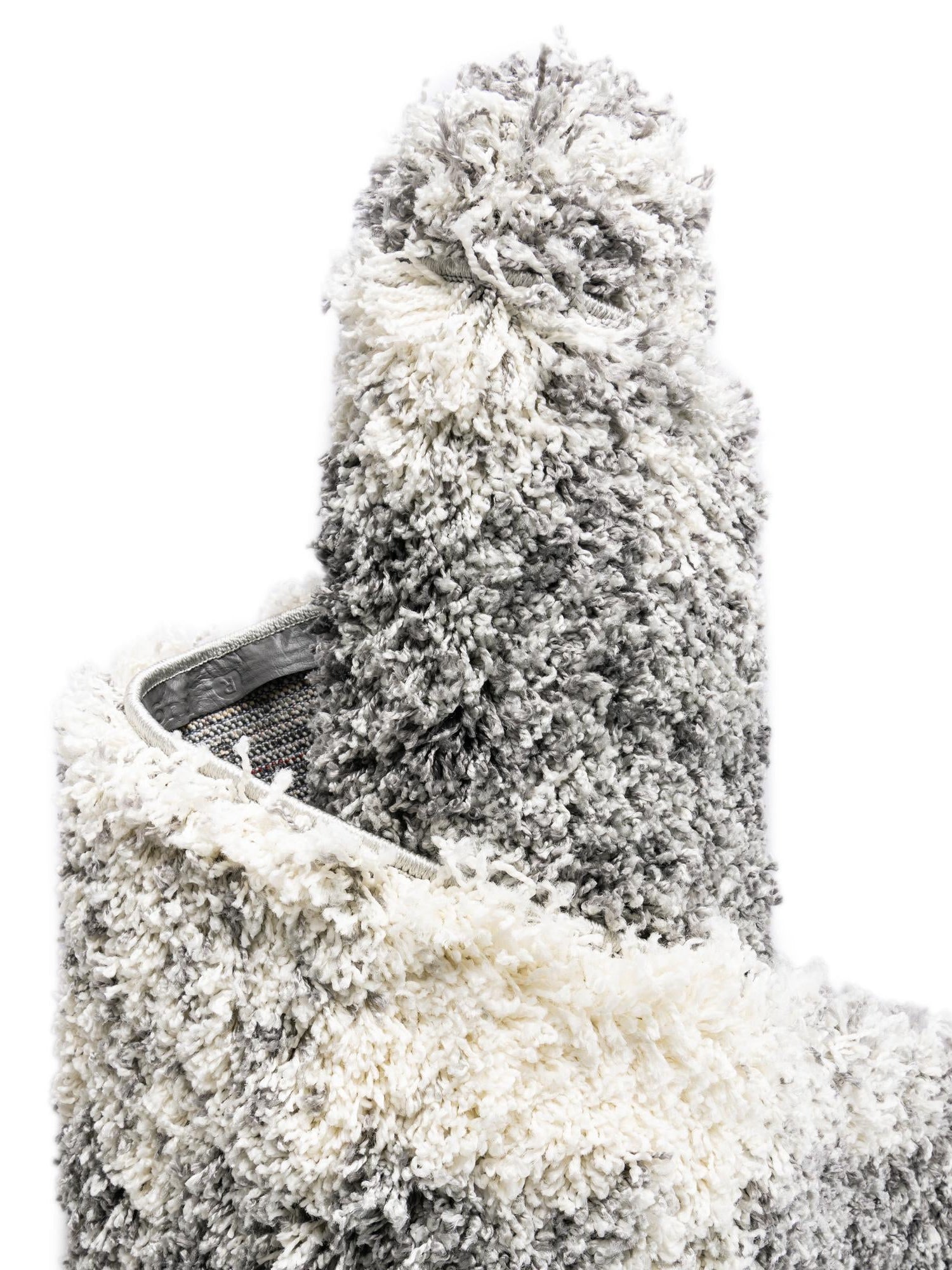 Smoke Gray 3' 3 x 3' 3 Soft Touch Shag Round Area Rug Thick Soft Touch Fluffy & Plush Shaggy Pile 100% Polypropylene Unique Carpet for Modern Home Interiors for Sale at Rug Engine