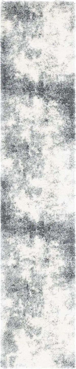 Smoke Gray 2' 7 x 13' 1 Soft Touch Shag Runner Area Rug Thick Soft Touch Fluffy & Plush Shaggy Pile