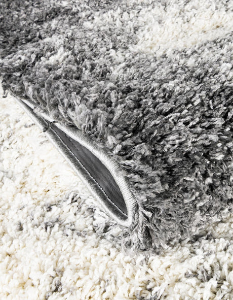 Smoke Gray 2' 7 x 10' Soft Touch Shag Runner Area Rug Thick Soft Touch Fluffy & Plush Shaggy Pile 100% Polypropylene Unique Carpet for Modern Home Interiors for Sale at Rug Engine