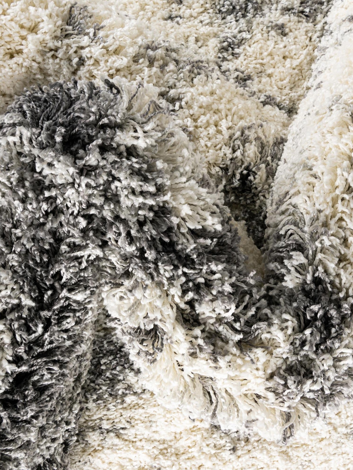 Smoke Gray 2' 7 x 10' Soft Touch Shag Runner Area Rug Thick Soft Touch Fluffy & Plush Shaggy Pile 100% Polypropylene Unique Carpet for Modern Home Interiors for Sale at Rug Engine