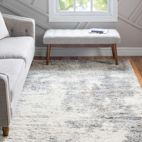 Khaki 9' 10 x 13' 1 Soft Touch Shag Rectangle Area Rug Thick Soft Touch Fluffy & Plush Shaggy Pile 100% Polypropylene Unique Carpet for Modern Home Interiors for Sale at Rug Engine
