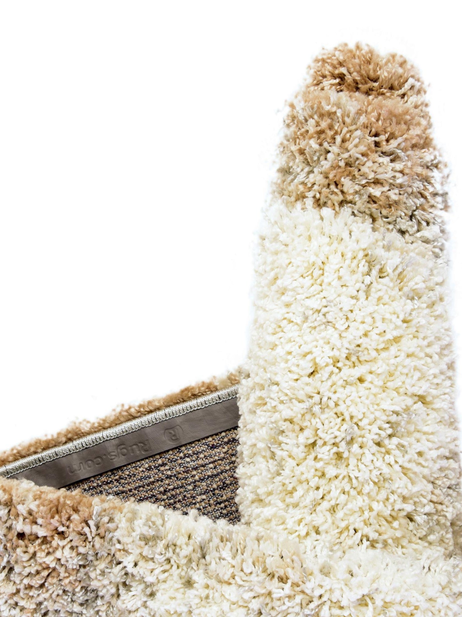Khaki 3' 3 x 5' 3 Soft Touch Shag Rectangle Area Rug Thick Soft Touch Fluffy & Plush Shaggy Pile 100% Polypropylene Unique Carpet for Modern Home Interiors for Sale at Rug Engine