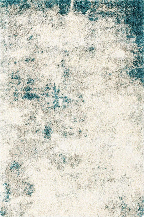 Sage Green 6' 1 x 9' Soft Touch Shag Rectangle Area Rug Thick Soft Touch Fluffy & Plush Shaggy Pile