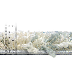 Sage Green 3' 3 x 5' 3 Soft Touch Shag Rectangle Area Rug Thick Soft Touch Fluffy & Plush Shaggy Pile