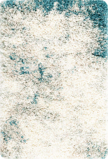 Sage Green 2' x 3' 1 Soft Touch Shag Rectangle Area Rug Thick Soft Touch Fluffy & Plush Shaggy Pile