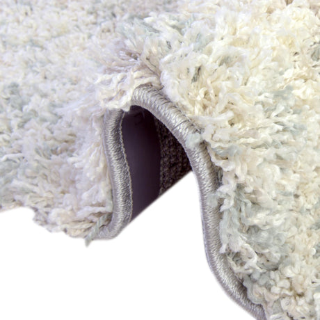 Sage Green 5' 3 x 5' 3 Soft Touch Shag Round Area Rug Thick Soft Touch Fluffy & Plush Shaggy Pile 100% Polypropylene Unique Carpet for Modern Home Interiors for Sale at Rug Engine