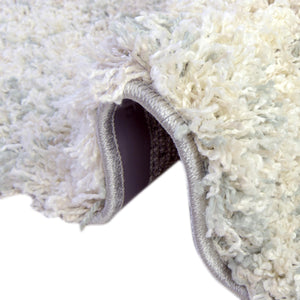 Sage Green 7' 10 x 7' 10 Soft Touch Shag Round Area Rug Thick Soft Touch Fluffy & Plush Shaggy Pile