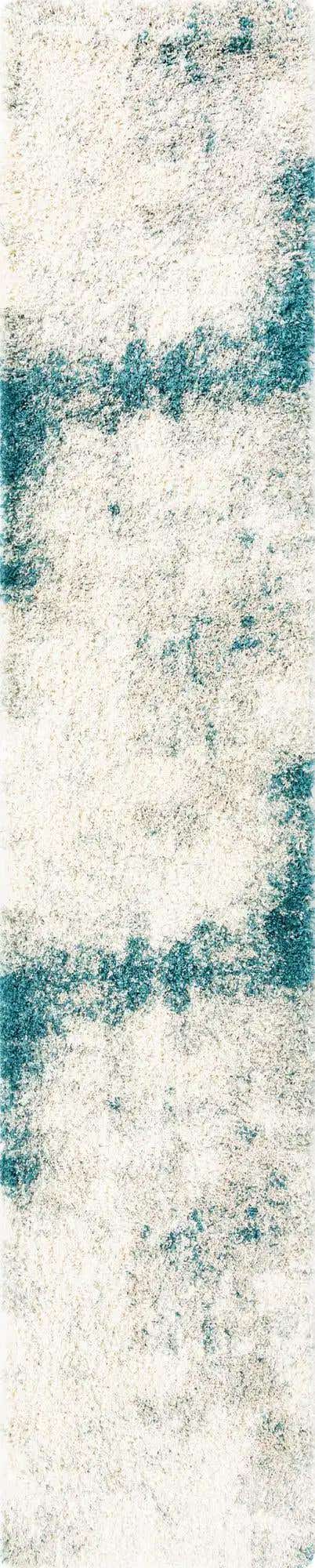 Sage Green 2' 7 x 13' 1 Soft Touch Shag Runner Area Rug Thick Soft Touch Fluffy & Plush Shaggy Pile