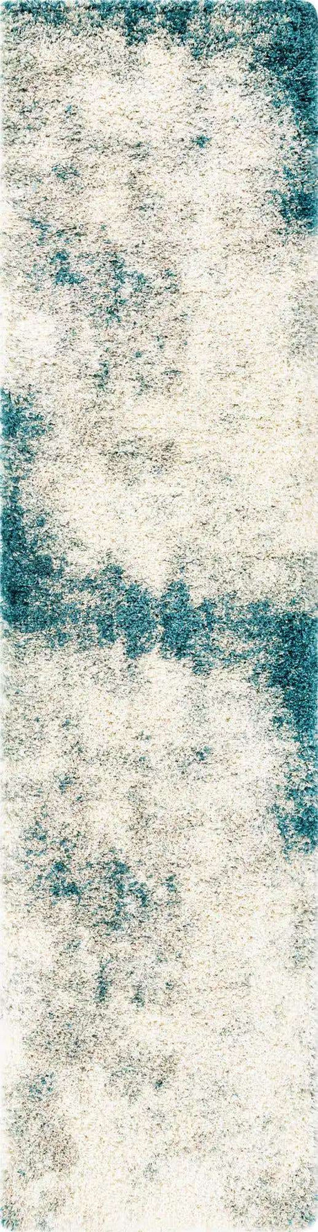 Sage Green 2' 7 x 10' Soft Touch Shag Runner Area Rug Thick Soft Touch Fluffy & Plush Shaggy Pile