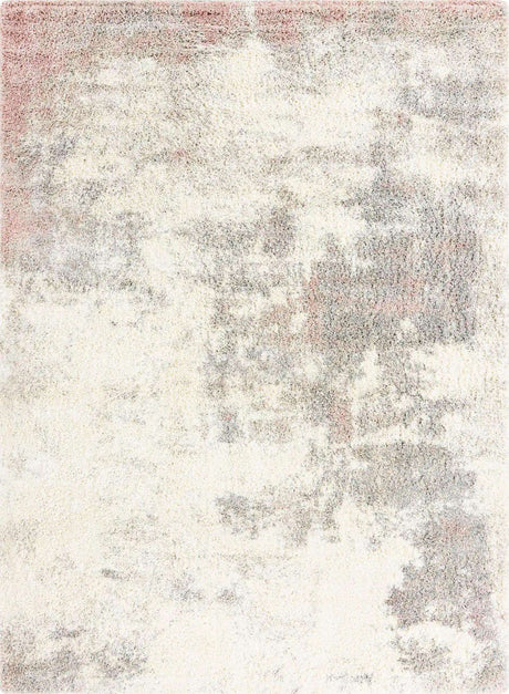 Pink 9' x 12' Soft Touch Shag Rectangle Area Rug Thick Soft Touch Fluffy & Plush Shaggy Pile