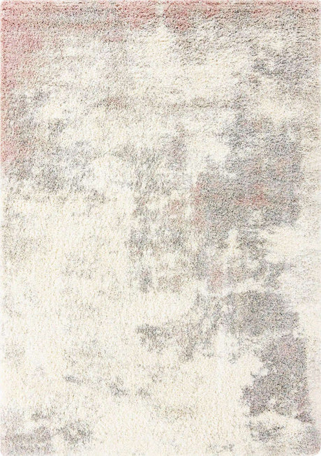 Pink 7' 10 x 11' Soft Touch Shag Rectangle Area Rug Thick Soft Touch Fluffy & Plush Shaggy Pile