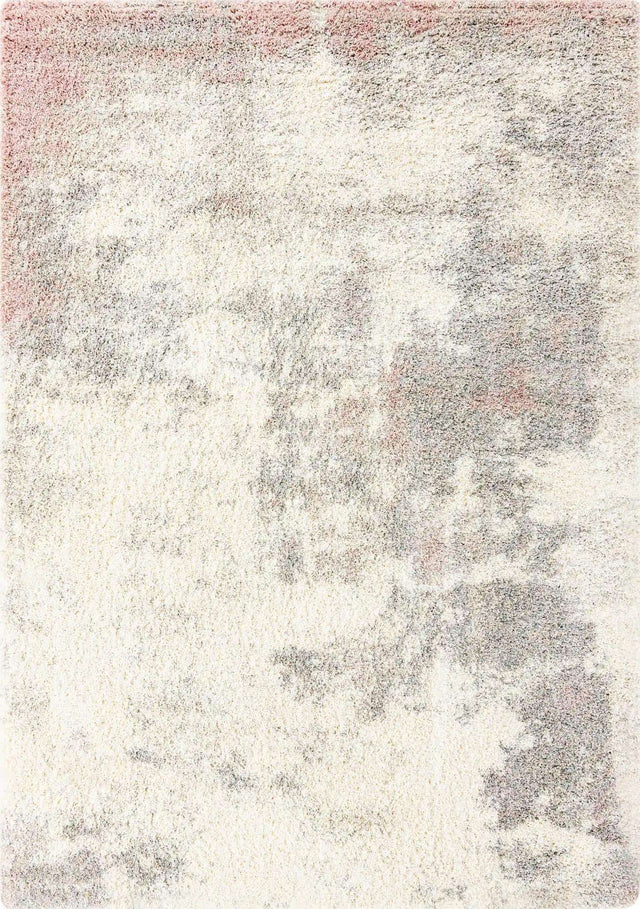 Pink 7' 10 x 11' Soft Touch Shag Rectangle Area Rug Thick Soft Touch Fluffy & Plush Shaggy Pile