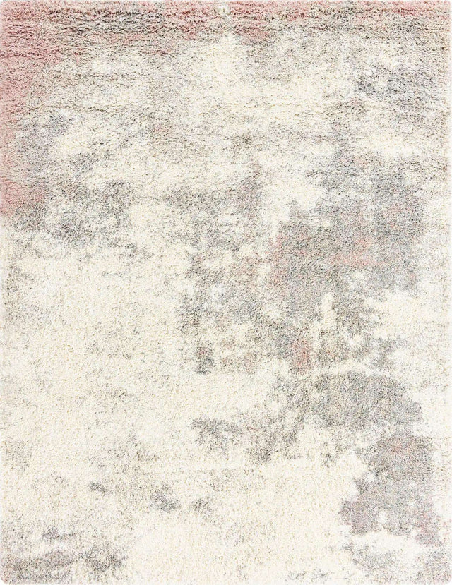 Pink 7' 10 x 10' Soft Touch Shag Rectangle Area Rug Thick Soft Touch Fluffy & Plush Shaggy Pile