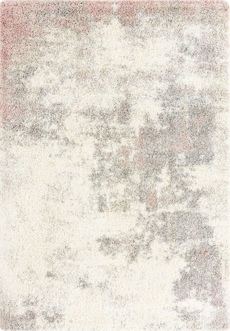 Pink 7' 1 x 10' Soft Touch Shag Rectangle Area Rug Thick Soft Touch Fluffy & Plush Shaggy Pile