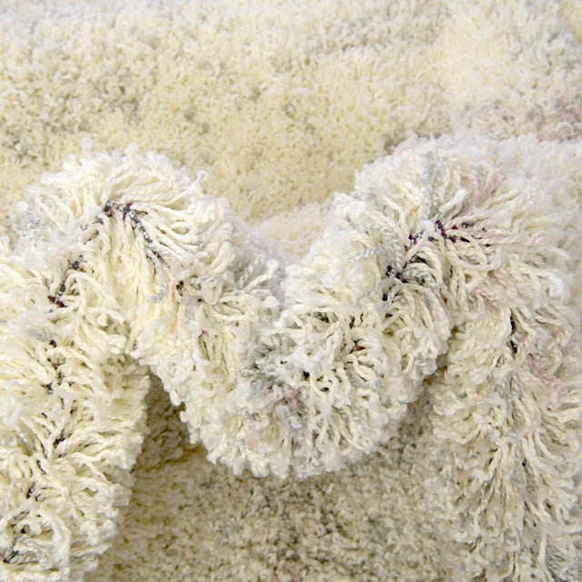 Pink 9' x 12' Soft Touch Shag Rectangle Area Rug Thick Soft Touch Fluffy & Plush Shaggy Pile