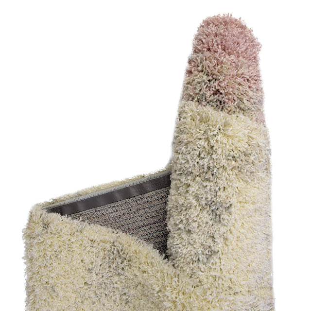 Pink 9' x 12' Soft Touch Shag Rectangle Area Rug Thick Soft Touch Fluffy & Plush Shaggy Pile