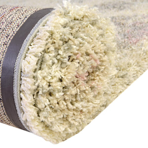 Pink 3' 3 x 5' 3 Soft Touch Shag Rectangle Area Rug Thick Soft Touch Fluffy & Plush Shaggy Pile