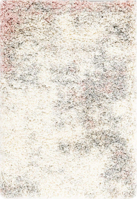 Pink 2' x 3' 1 Soft Touch Shag Rectangle Area Rug Thick Soft Touch Fluffy & Plush Shaggy Pile