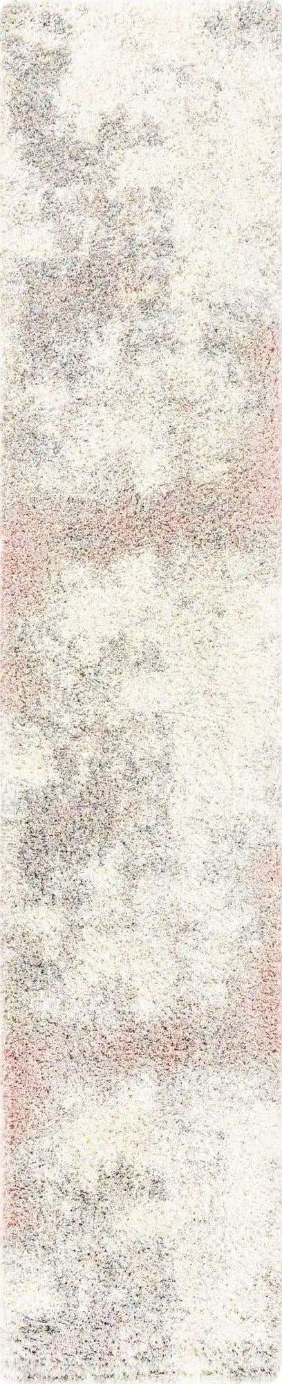 Pink 2' 7 x 13' 1 Soft Touch Shag Runner Area Rug Thick Soft Touch Fluffy & Plush Shaggy Pile