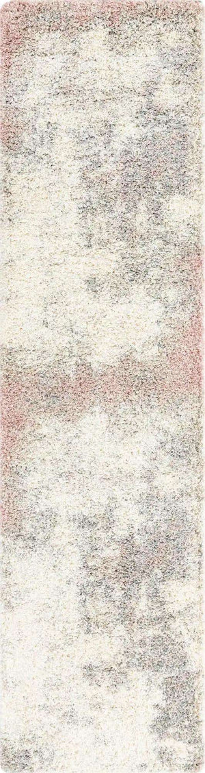 Pink 2' 7 x 10' Soft Touch Shag Runner Area Rug Thick Soft Touch Fluffy & Plush Shaggy Pile