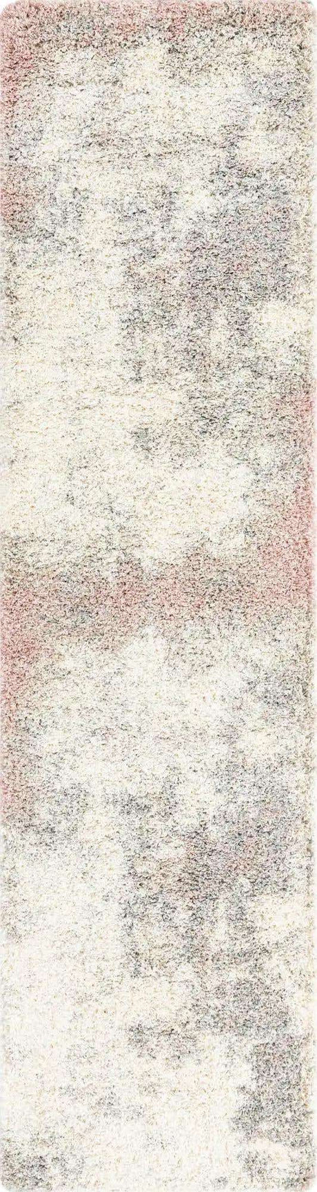 Pink 2' 7 x 10' Soft Touch Shag Runner Area Rug Thick Soft Touch Fluffy & Plush Shaggy Pile