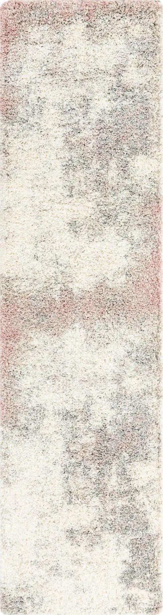 Pink 2' 7 x 10' Soft Touch Shag Runner Area Rug Thick Soft Touch Fluffy & Plush Shaggy Pile