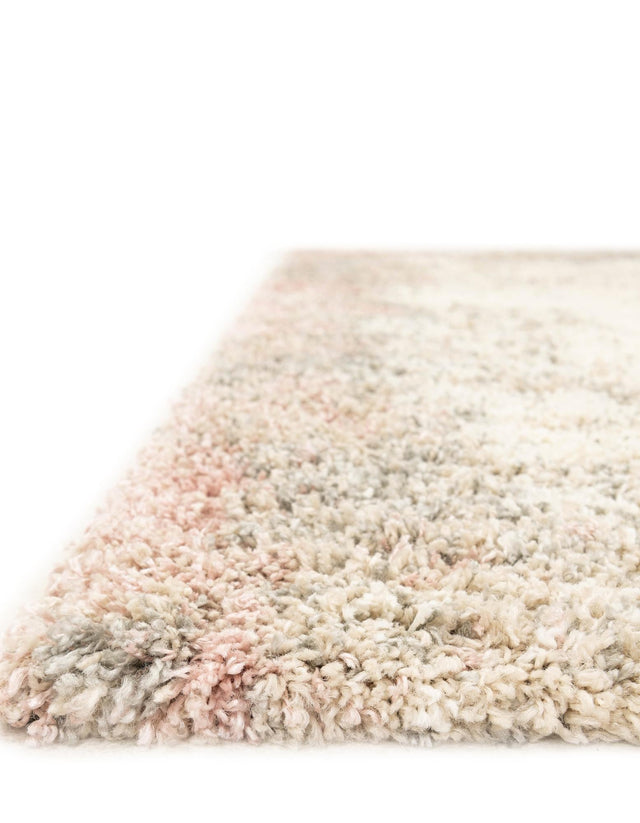 Pink 2' 7 x 13' 1 Soft Touch Shag Runner Area Rug Thick Soft Touch Fluffy & Plush Shaggy Pile