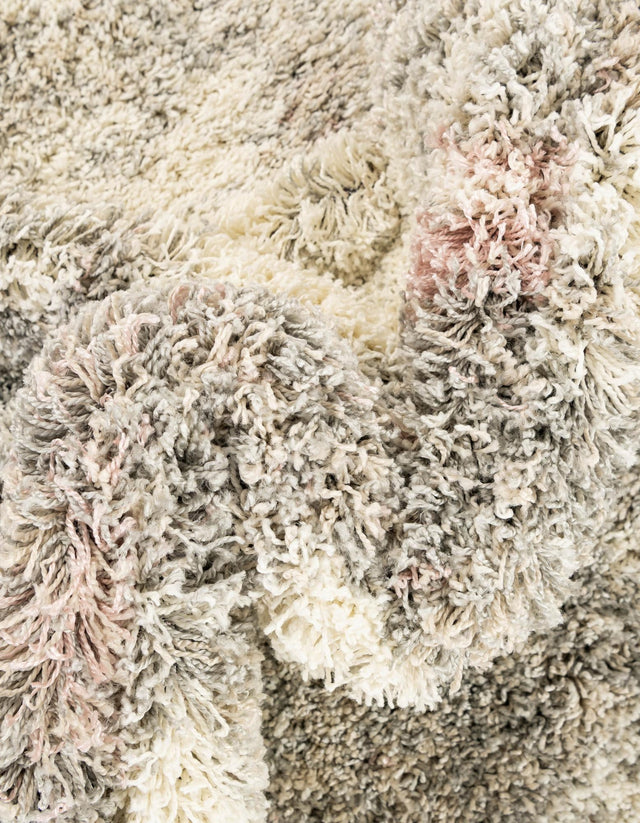 Pink 2' 7 x 13' 1 Soft Touch Shag Runner Area Rug Thick Soft Touch Fluffy & Plush Shaggy Pile