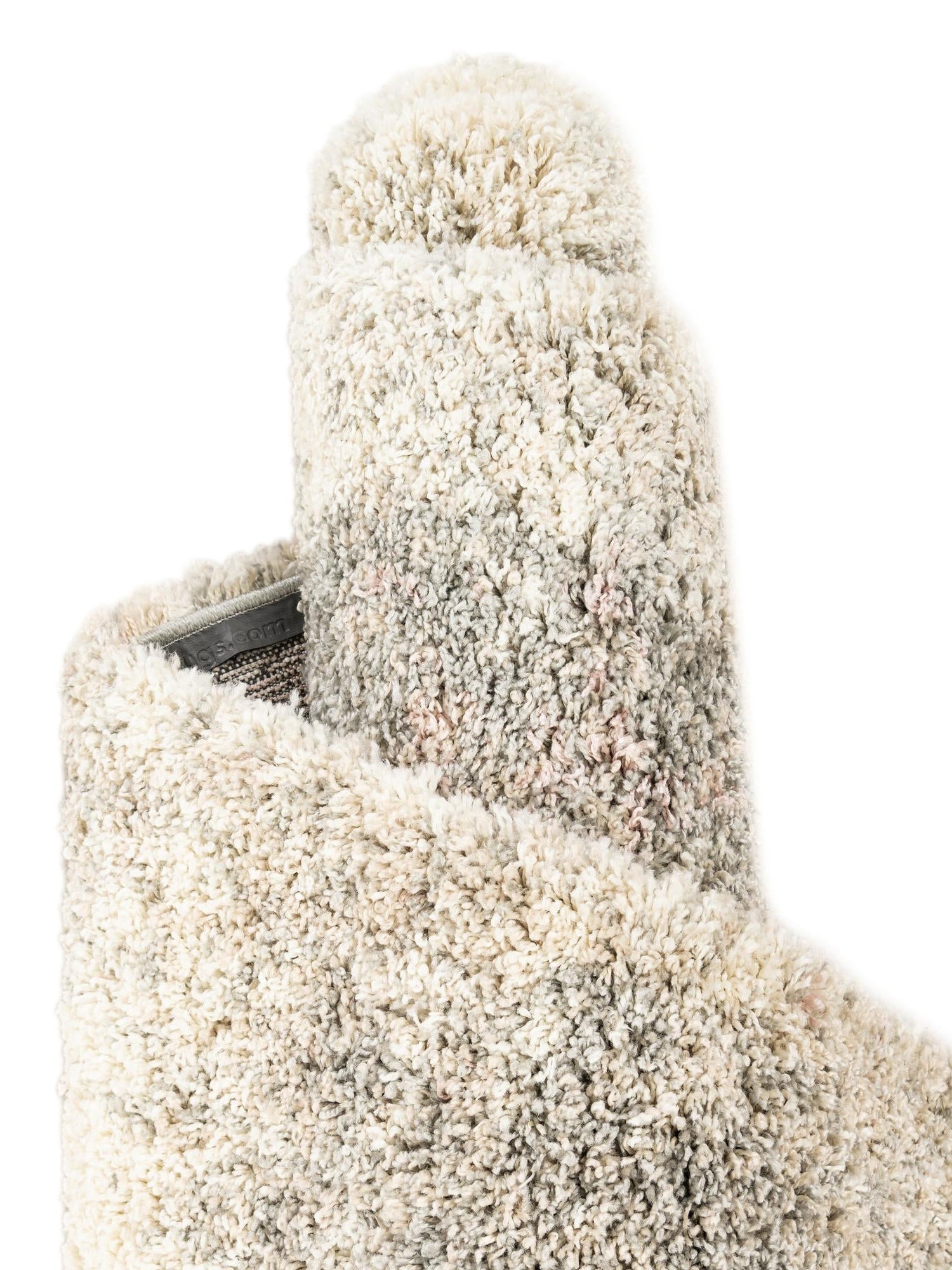 Pink 2' 7 x 13' 1 Soft Touch Shag Runner Area Rug Thick Soft Touch Fluffy & Plush Shaggy Pile 100% Polypropylene Unique Carpet for Modern Home Interiors for Sale at Rug Engine