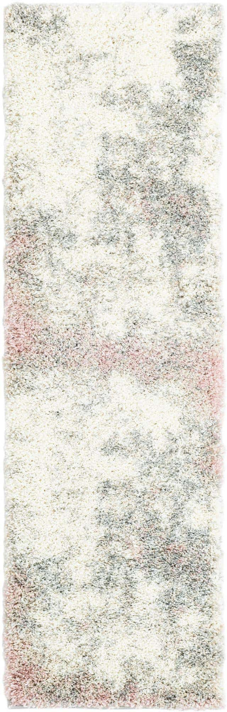 Pink 2' x 6' 7 Soft Touch Shag Runner Area Rug Thick Soft Touch Fluffy & Plush Shaggy Pile