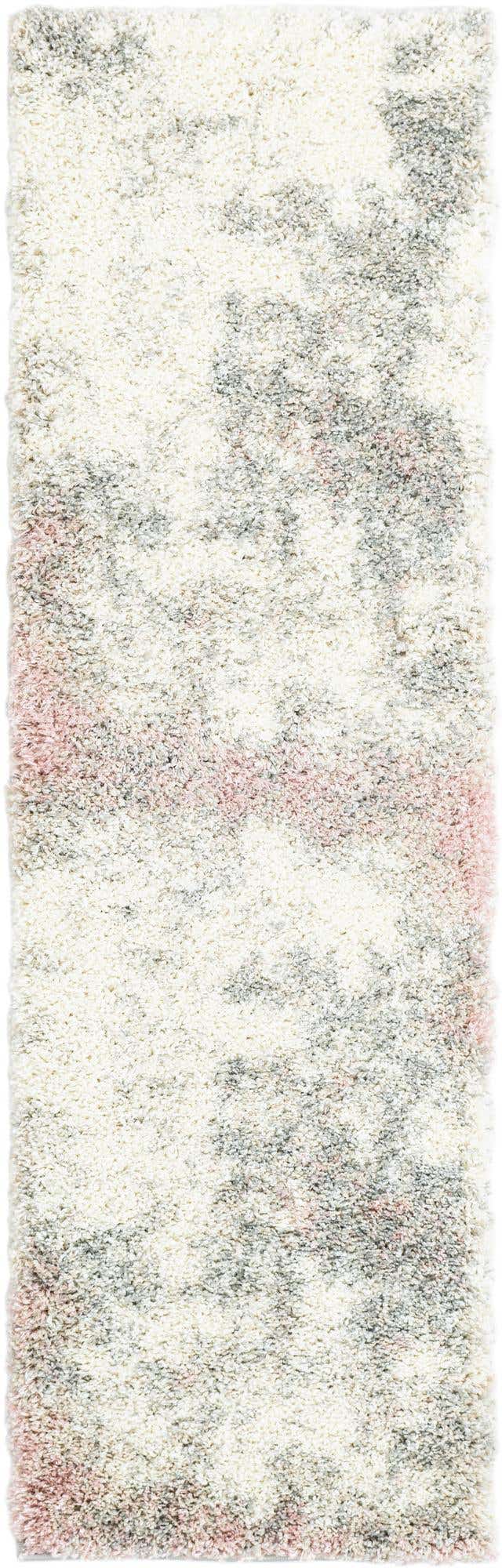 Pink 2' x 6' 7 Soft Touch Shag Runner Area Rug Thick Soft Touch Fluffy & Plush Shaggy Pile