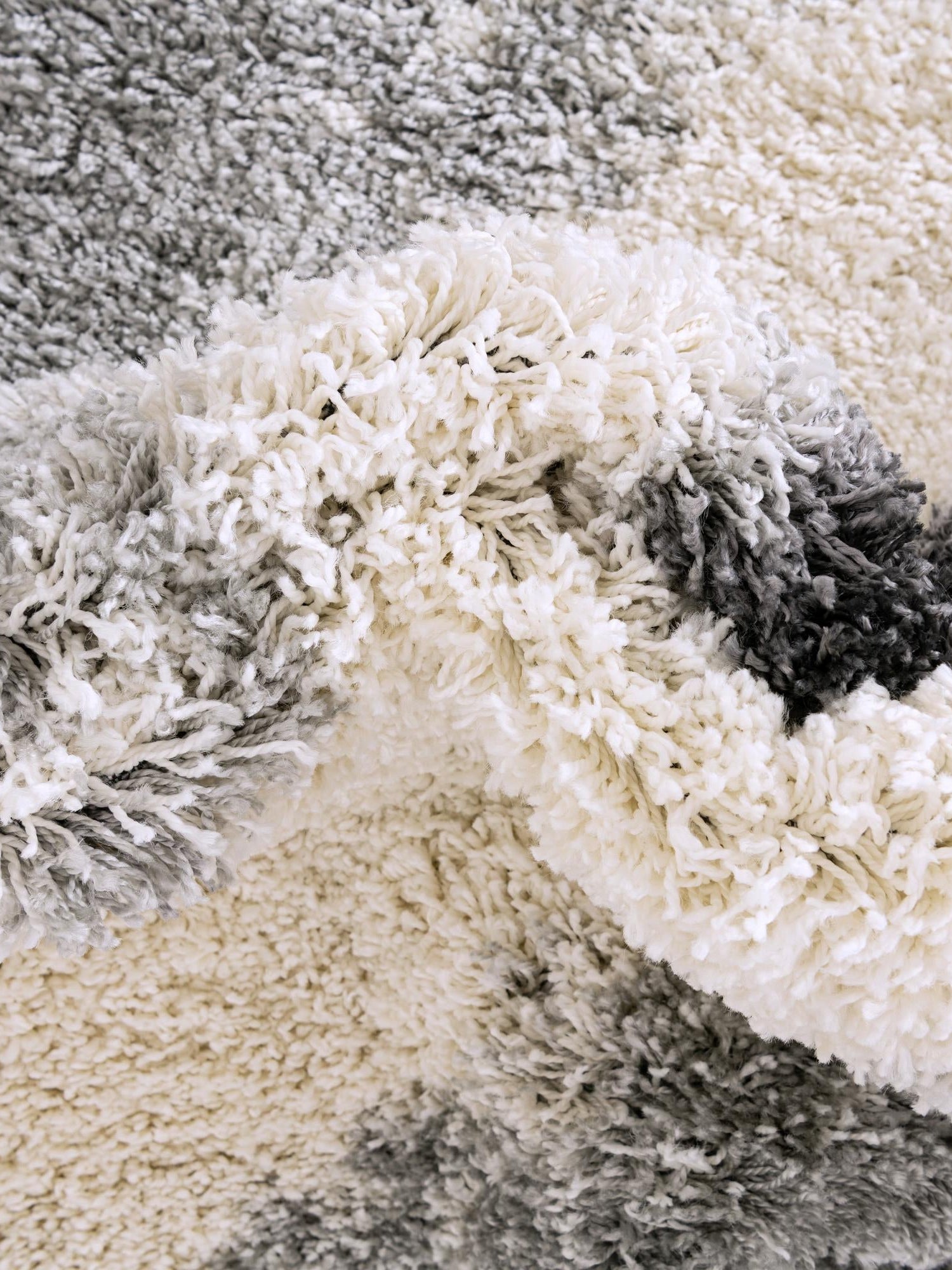 Smoke Gray 7' 1 x 10' Soft Touch Shag Rectangle Area Rug Thick Soft Touch Fluffy & Plush Shaggy Pile 100% Polypropylene Unique Carpet for Modern Home Interiors for Sale at Rug Engine