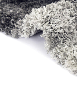 Smoke Gray 7' 10 x 10' Soft Touch Shag Rectangle Area Rug Thick Soft Touch Fluffy & Plush Shaggy Pile