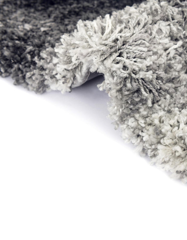 Smoke Gray 7' 10 x 10' Soft Touch Shag Rectangle Area Rug Thick Soft Touch Fluffy & Plush Shaggy Pile
