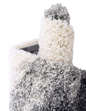 Smoke Gray 7' 10 x 10' Soft Touch Shag Rectangle Area Rug Thick Soft Touch Fluffy & Plush Shaggy Pile