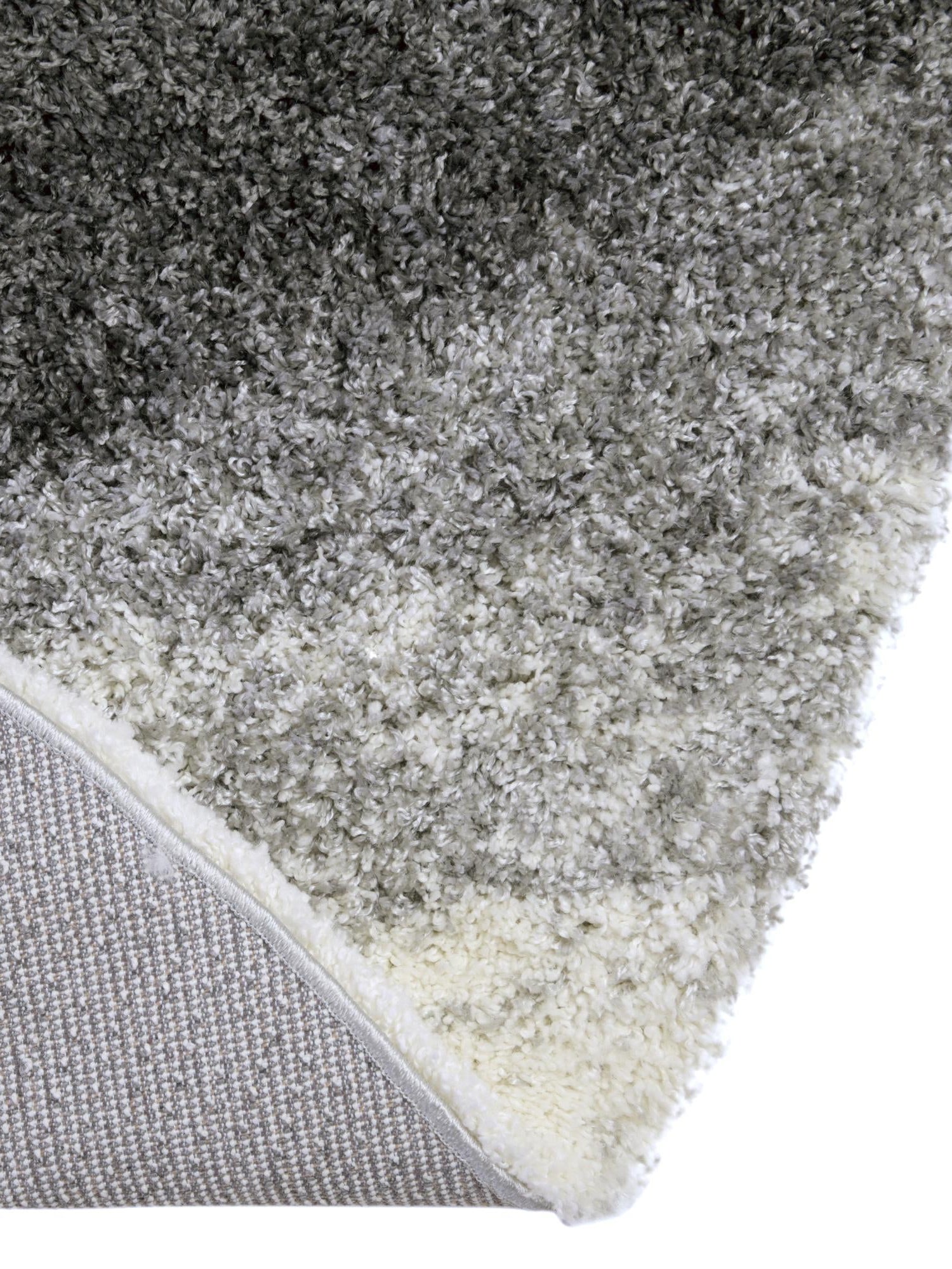 Smoke Gray 5' 3 x 5' 3 Soft Touch Shag Round Area Rug Thick Soft Touch Fluffy & Plush Shaggy Pile 100% Polypropylene Unique Carpet for Modern Home Interiors for Sale at Rug Engine