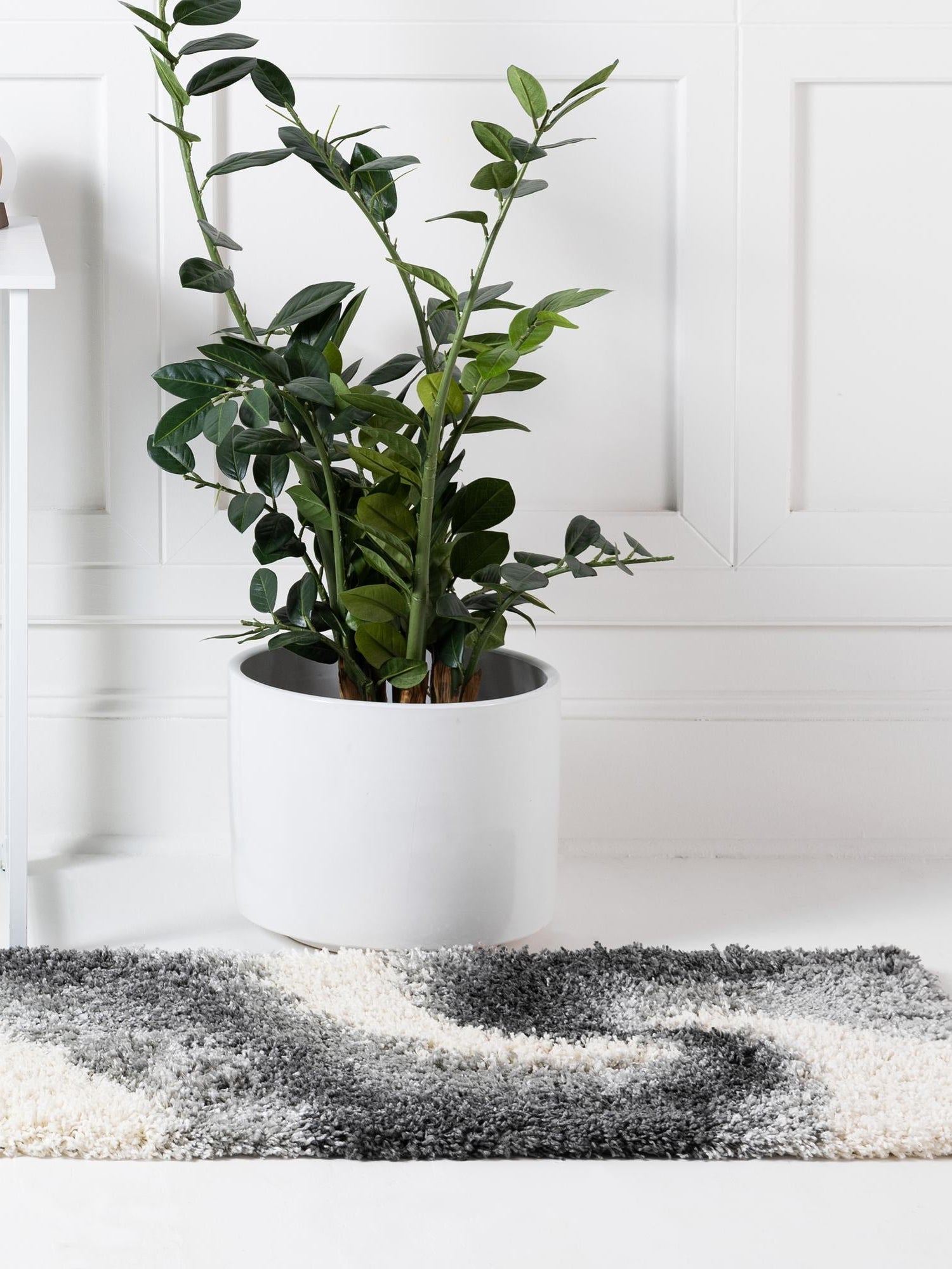 Smoke Gray 2' x 6' 7 Soft Touch Shag Runner Area Rug Thick Soft Touch Fluffy & Plush Shaggy Pile 100% Polypropylene Unique Carpet for Modern Home Interiors for Sale at Rug Engine