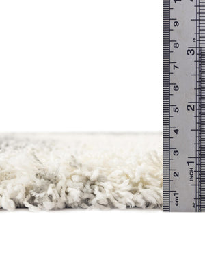 Smoke Gray 2' x 6' 7 Soft Touch Shag Runner Area Rug Thick Soft Touch Fluffy & Plush Shaggy Pile