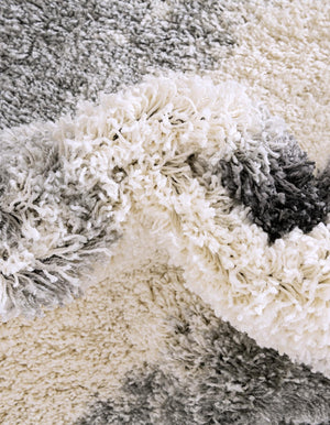 Smoke Gray 2' x 6' 7 Soft Touch Shag Runner Area Rug Thick Soft Touch Fluffy & Plush Shaggy Pile