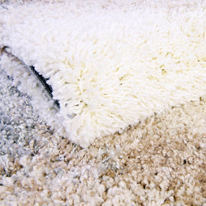 Khaki 2' x 3' 1 Soft Touch Shag Rectangle Area Rug Thick Soft Touch Fluffy & Plush Shaggy Pile