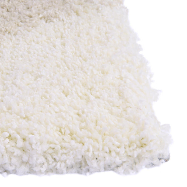 Khaki 2' x 3' 1 Soft Touch Shag Rectangle Area Rug Thick Soft Touch Fluffy & Plush Shaggy Pile